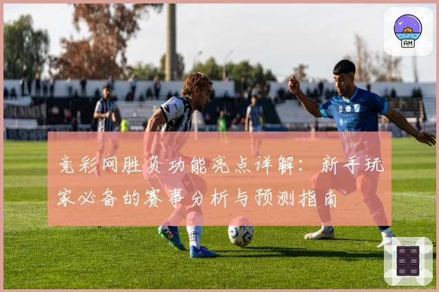 竞彩网胜负功能亮点详解：新手玩家必备的赛事分析与预测指南